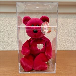Ty Beanie Baby Valentina Bear With Errors - Excellent Condition